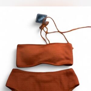 Zaful Terracotta Bikini Set